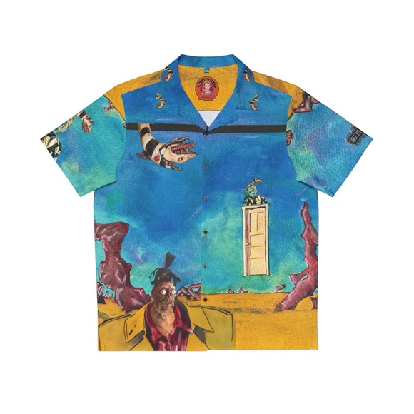 Beetlejuice, Bob & Sandworm on Saturn Hawaiian Shirt - Betelgeuse Button Down - Picture 6 of 8